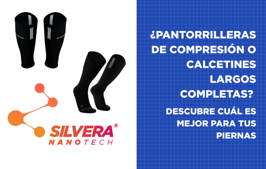 ¿Pantorrilleras de compresión o calcetines largos completos? Descubre cuál es mejor para tus piernas
