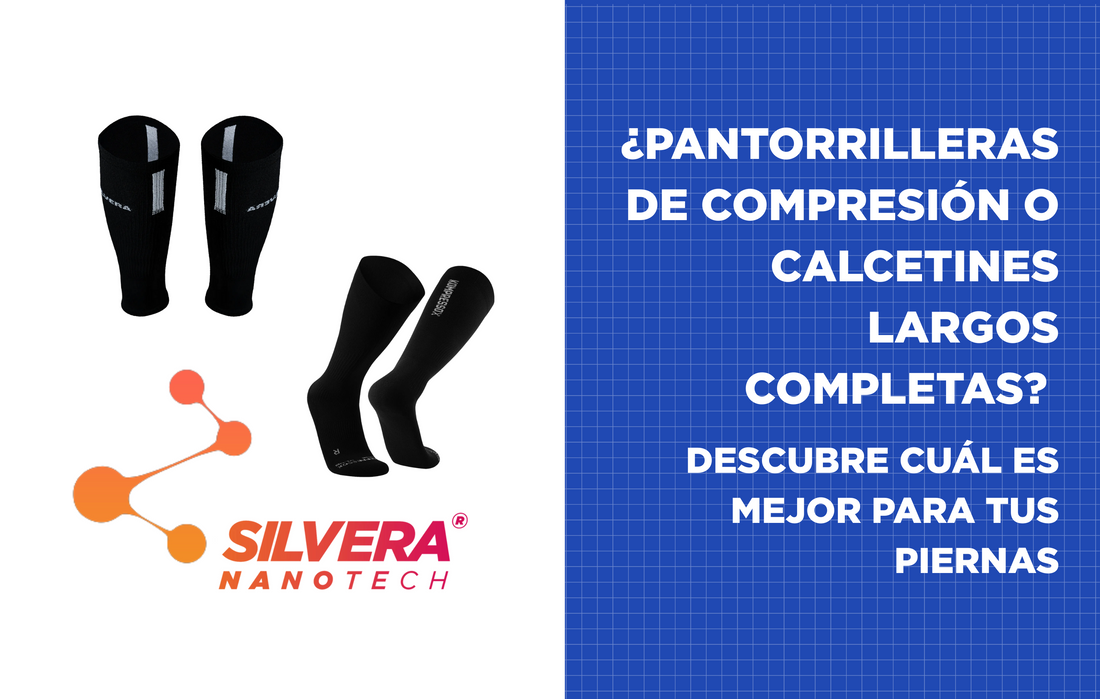 ¿Pantorrilleras de compresión o calcetines largos completos? Descubre cuál es mejor para tus piernas