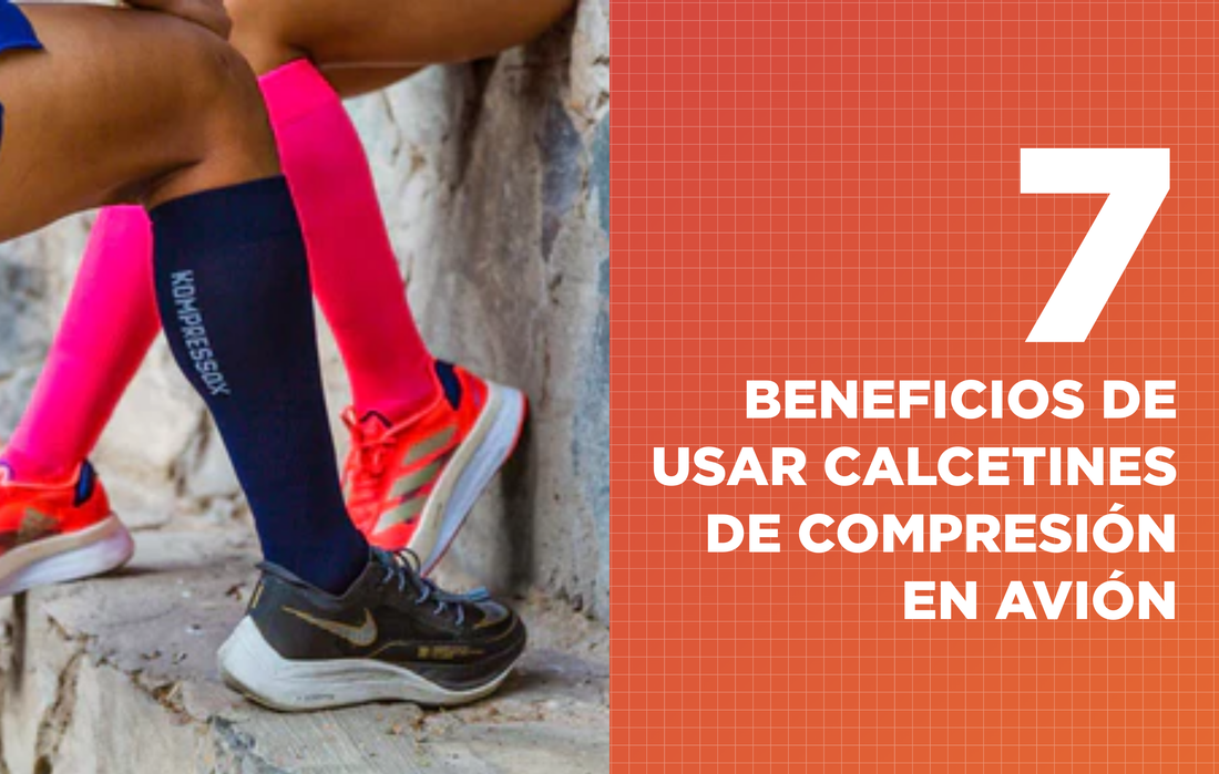 Los 7 Beneficios de Usar Calcetines de Compresión al Viajar en Avión