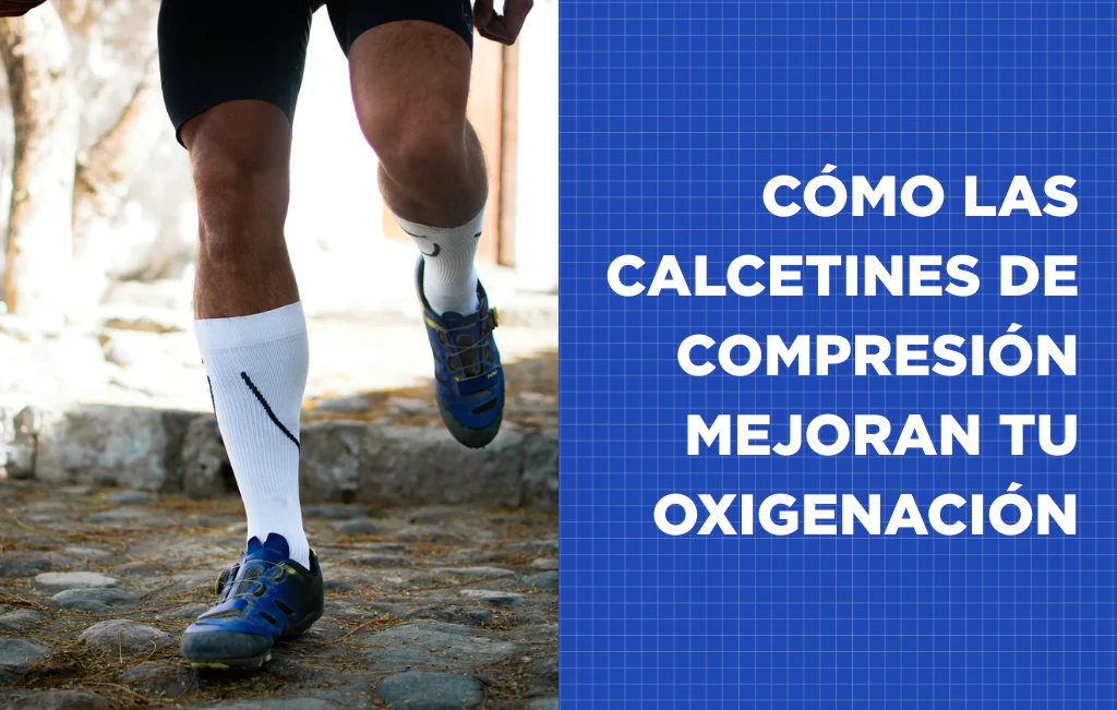 Calcetines de compresión para la oxigenación sanguínea