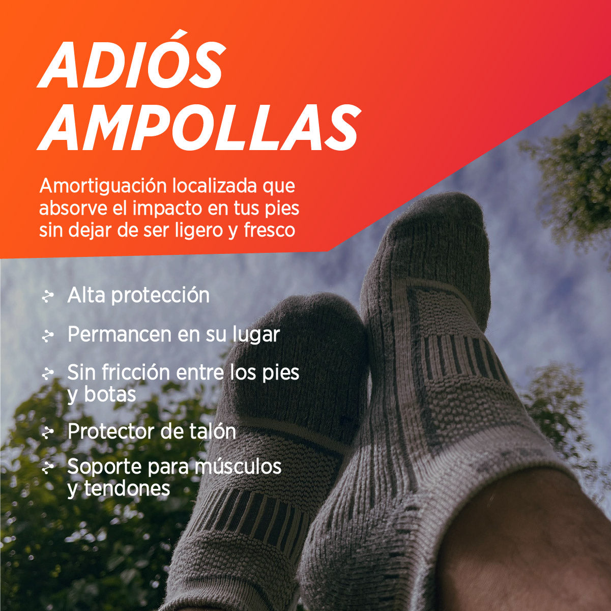 Calcetines con cobre