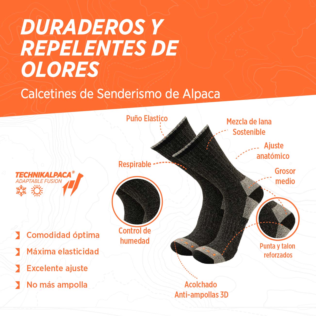 CORDILLERA Calcetines de Trekking & Outdoor