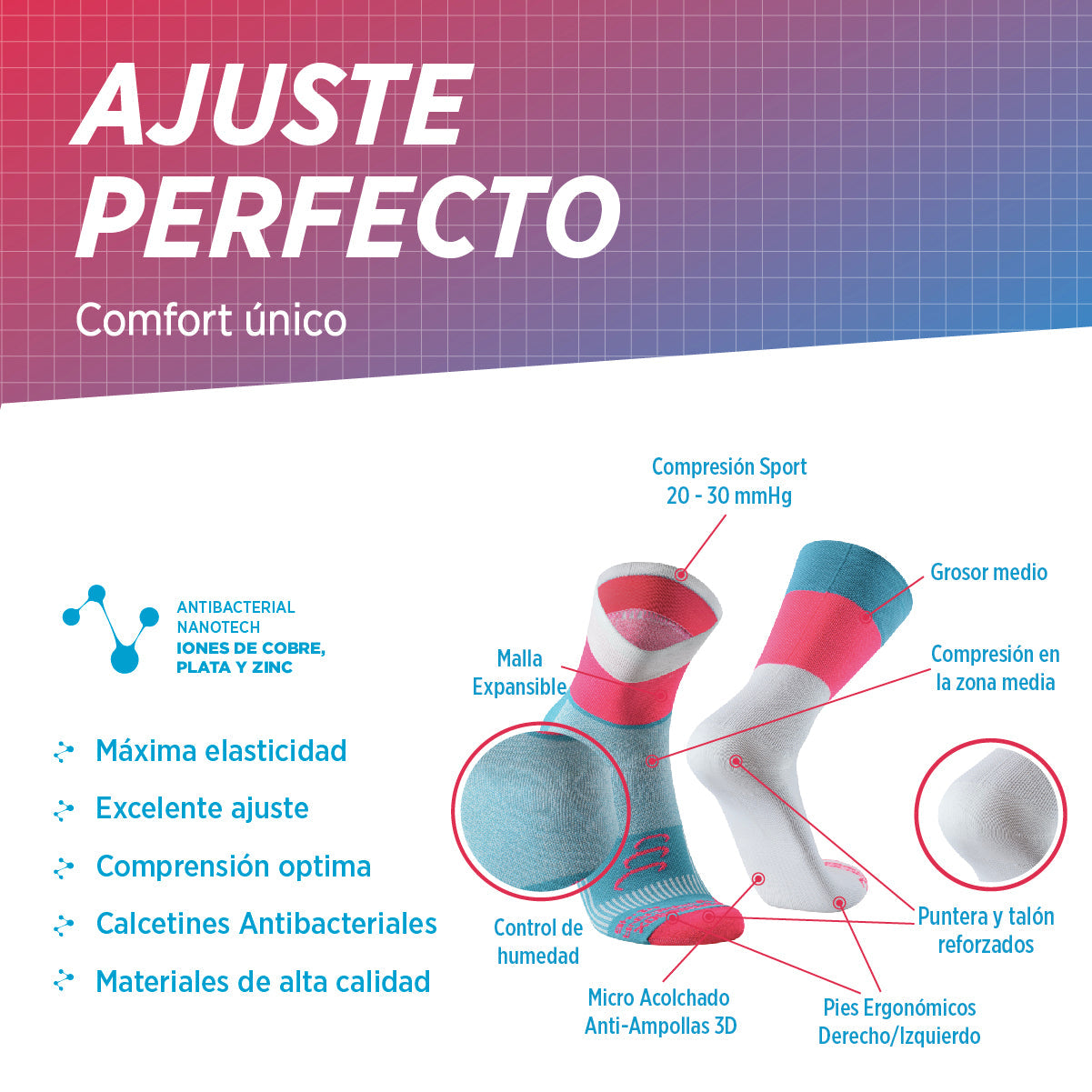Maratón de Santiago Edition | Calcetines de Compresión