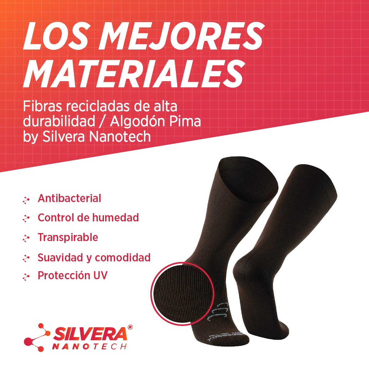 Calcetines de Compresión de Algodón | Pulsar Cotton