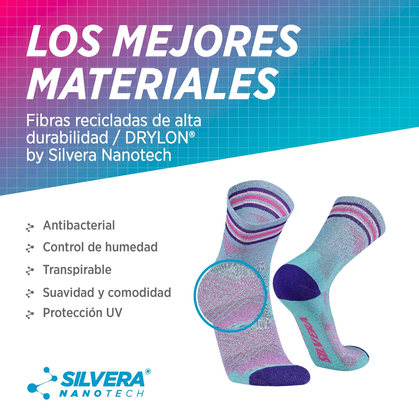 Calcetines Compresión Deportiva | Trail Seeker 2-Pack