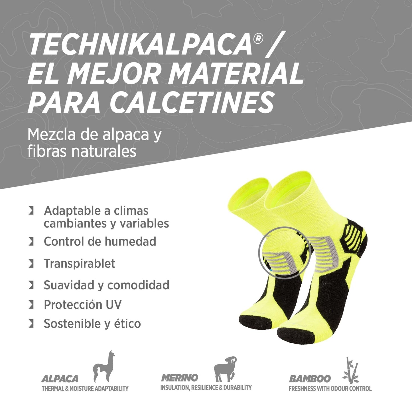 CAMINO Calcetines Térmicos Trekking, Outdoor & Sports