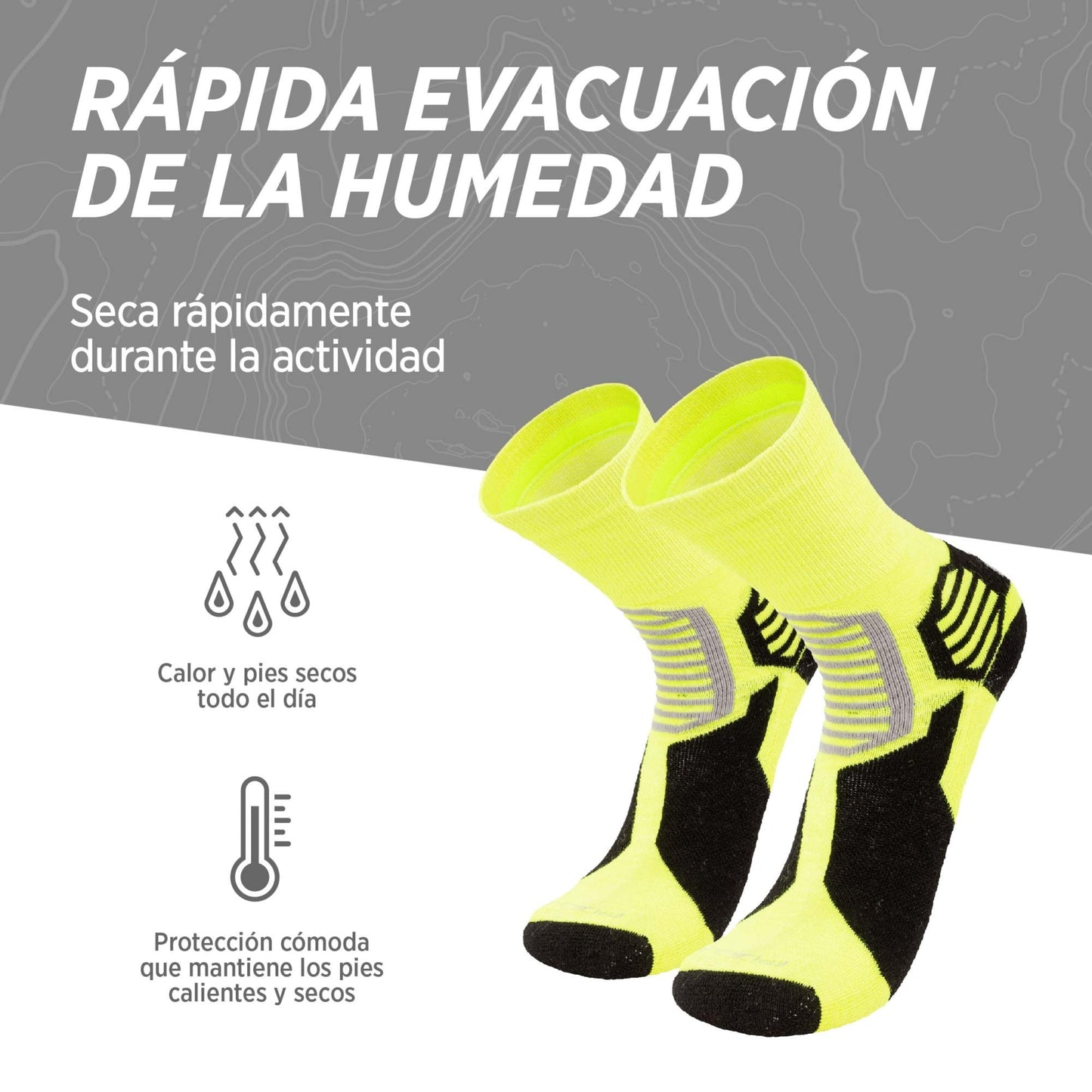 CAMINO Calcetines Térmicos Trekking, Outdoor & Sports