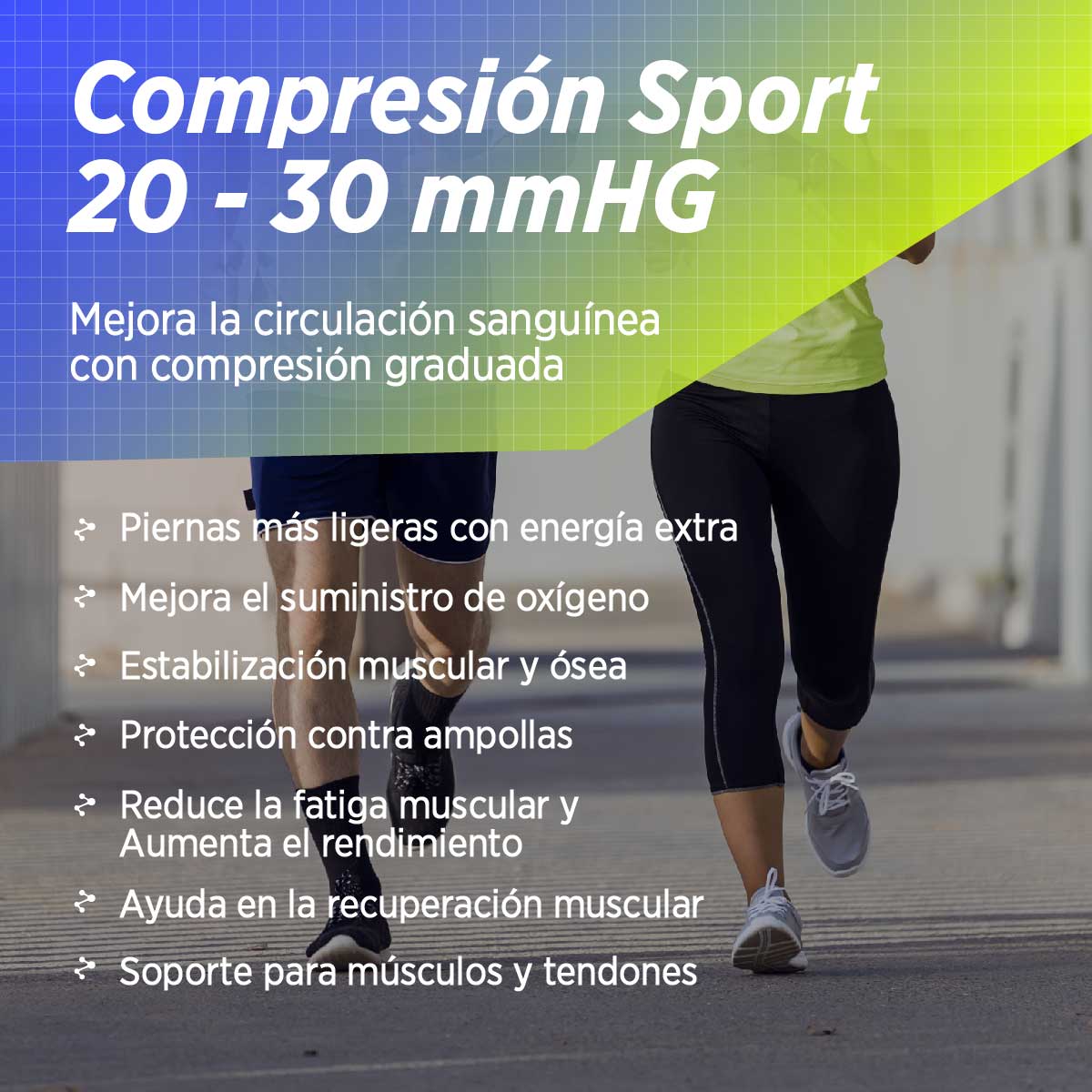 TANGENTE Calcetines Running Ciclismo (Ultra Light) - 2 Pares