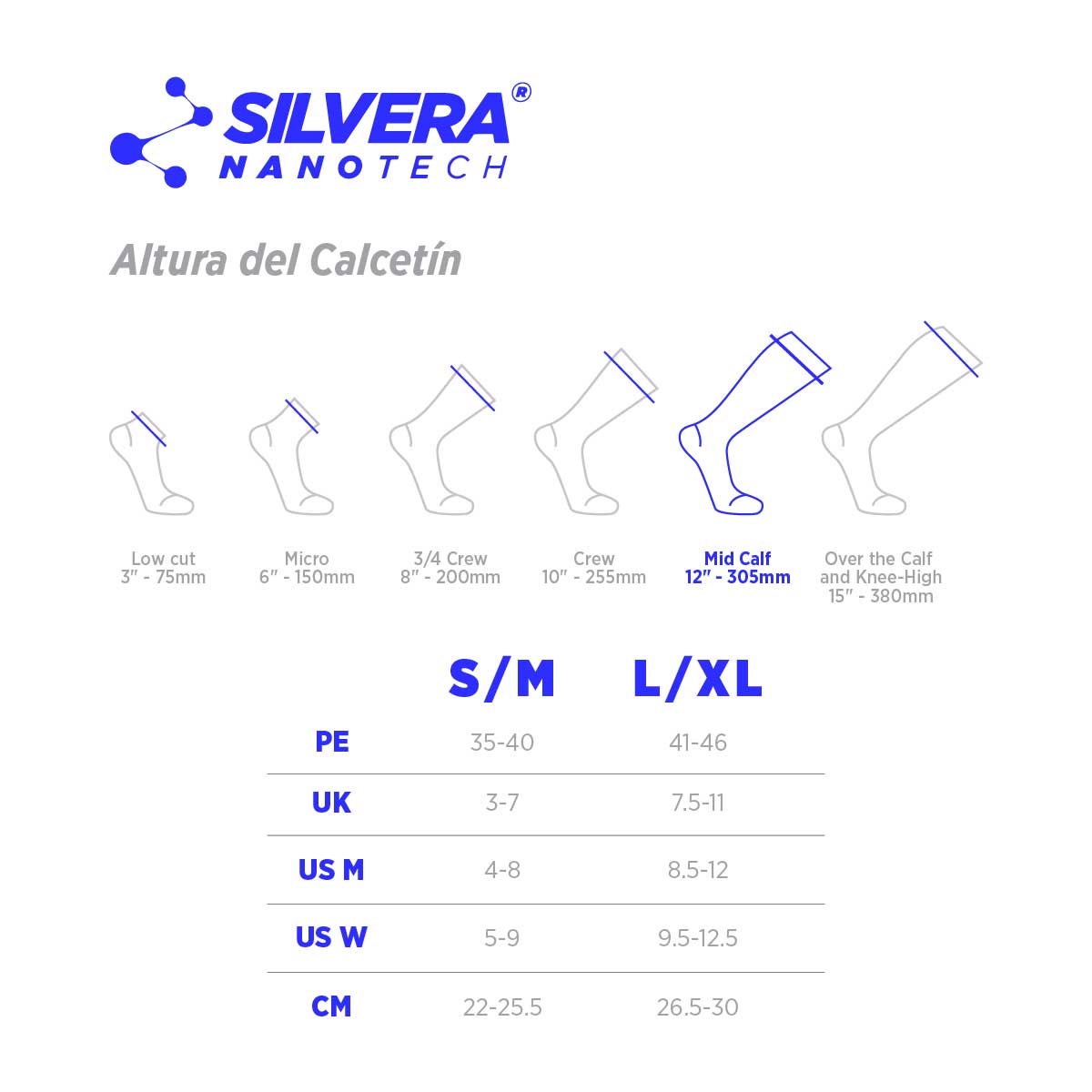 TANGENTE Calcetines Running Ciclismo (Ultra Light) - 2 Pares
