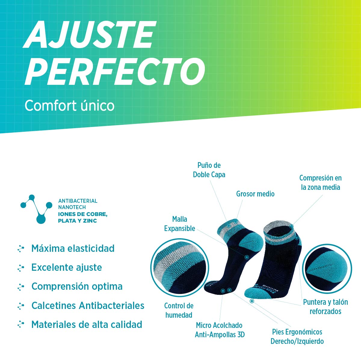 Calcetines de Compresión | Gamma 2-Pack