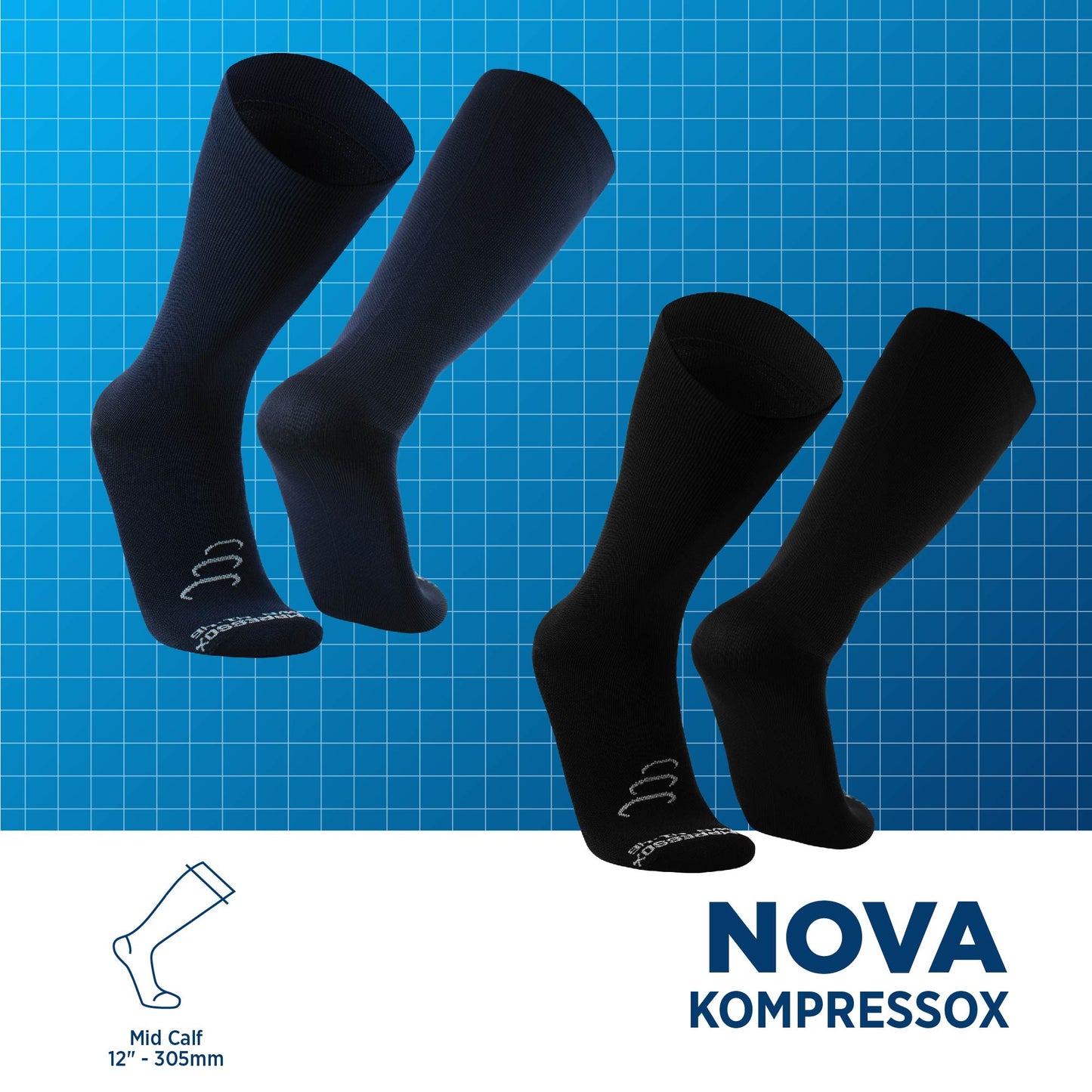 Calcetines de Compresión Graduada | NOVA, 2-Pack