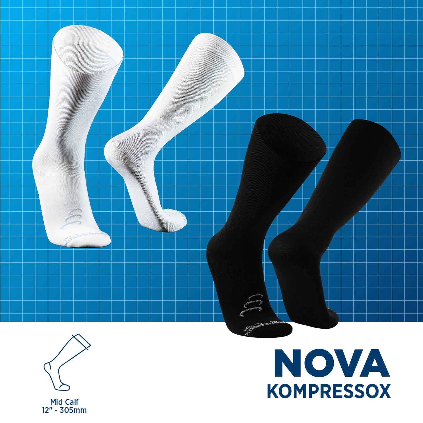Calcetines de Compresión Graduada | NOVA, 2-Pack
