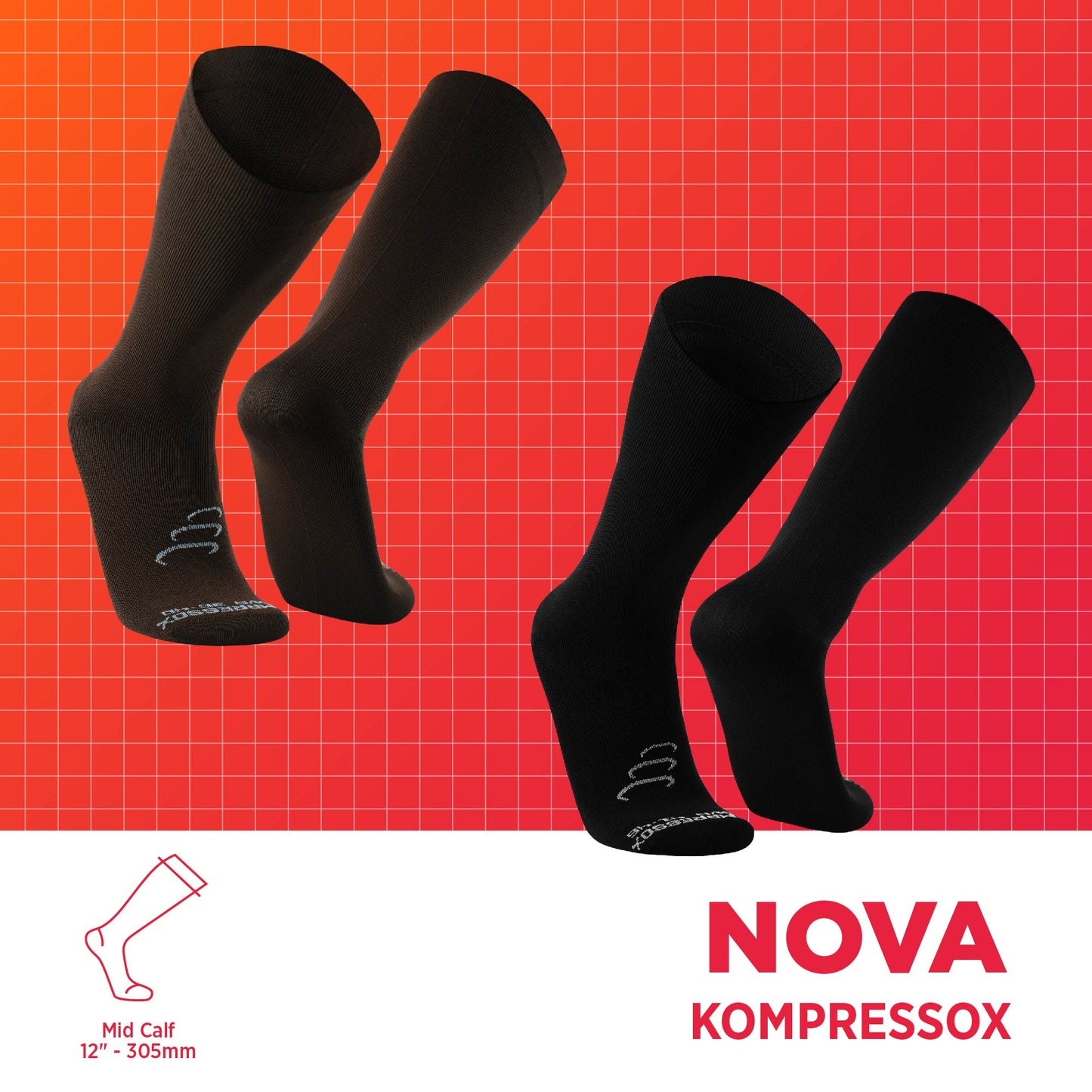 Calcetines de Compresión Graduada | NOVA, 2-Pack