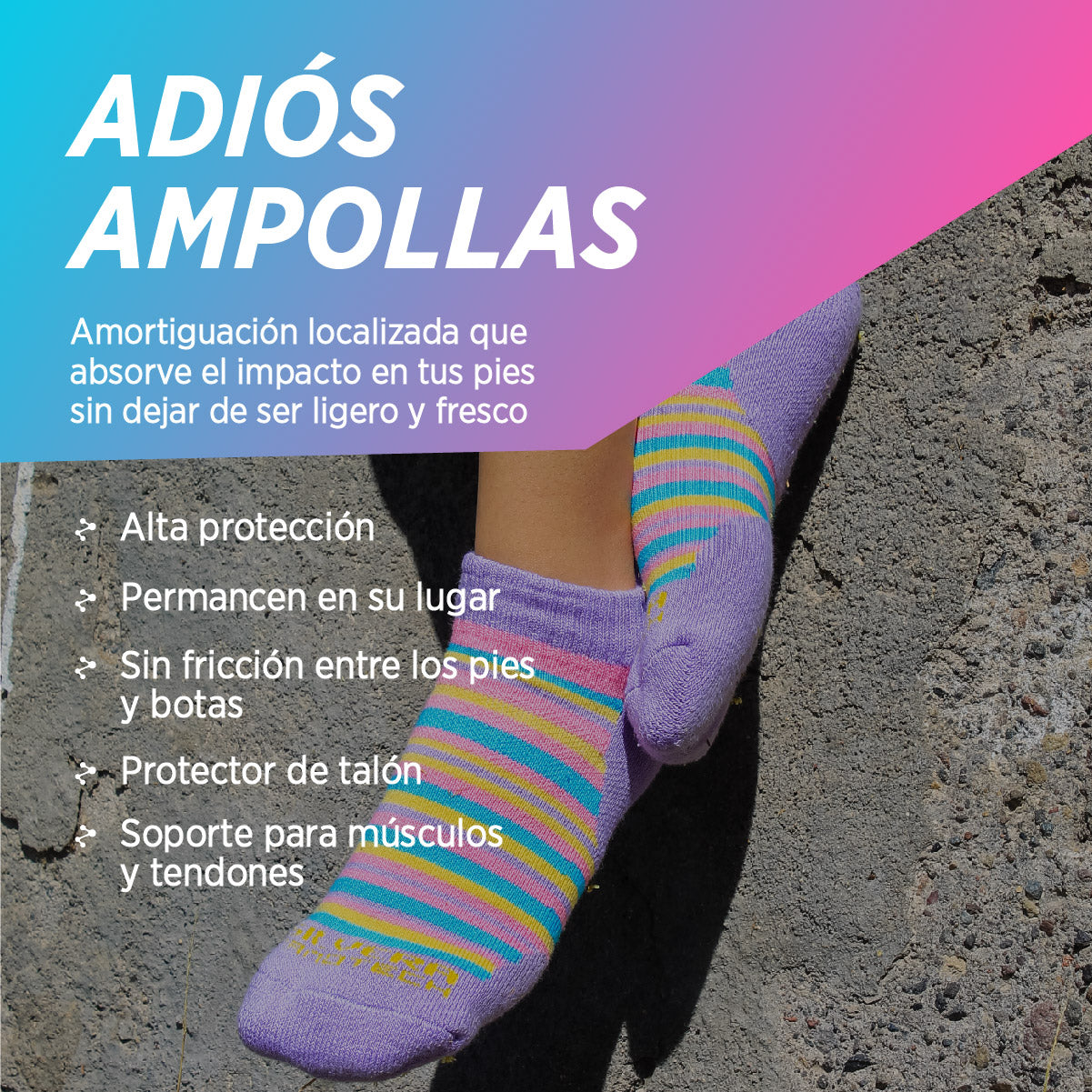 Calcetines Running/Cycling | Iris Tab, 03-Pack