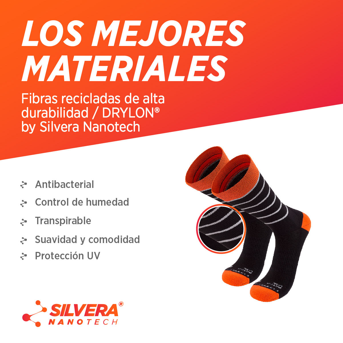 calcetas técnicas para trekking