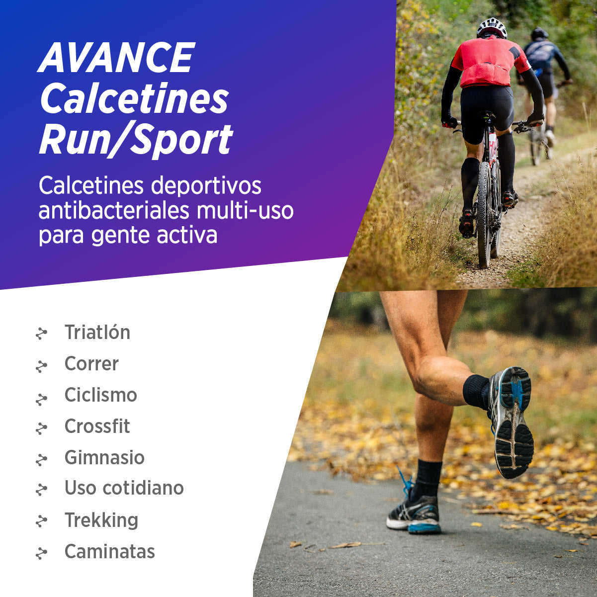 Calcetines de Compresión | Avance, 02-Pack