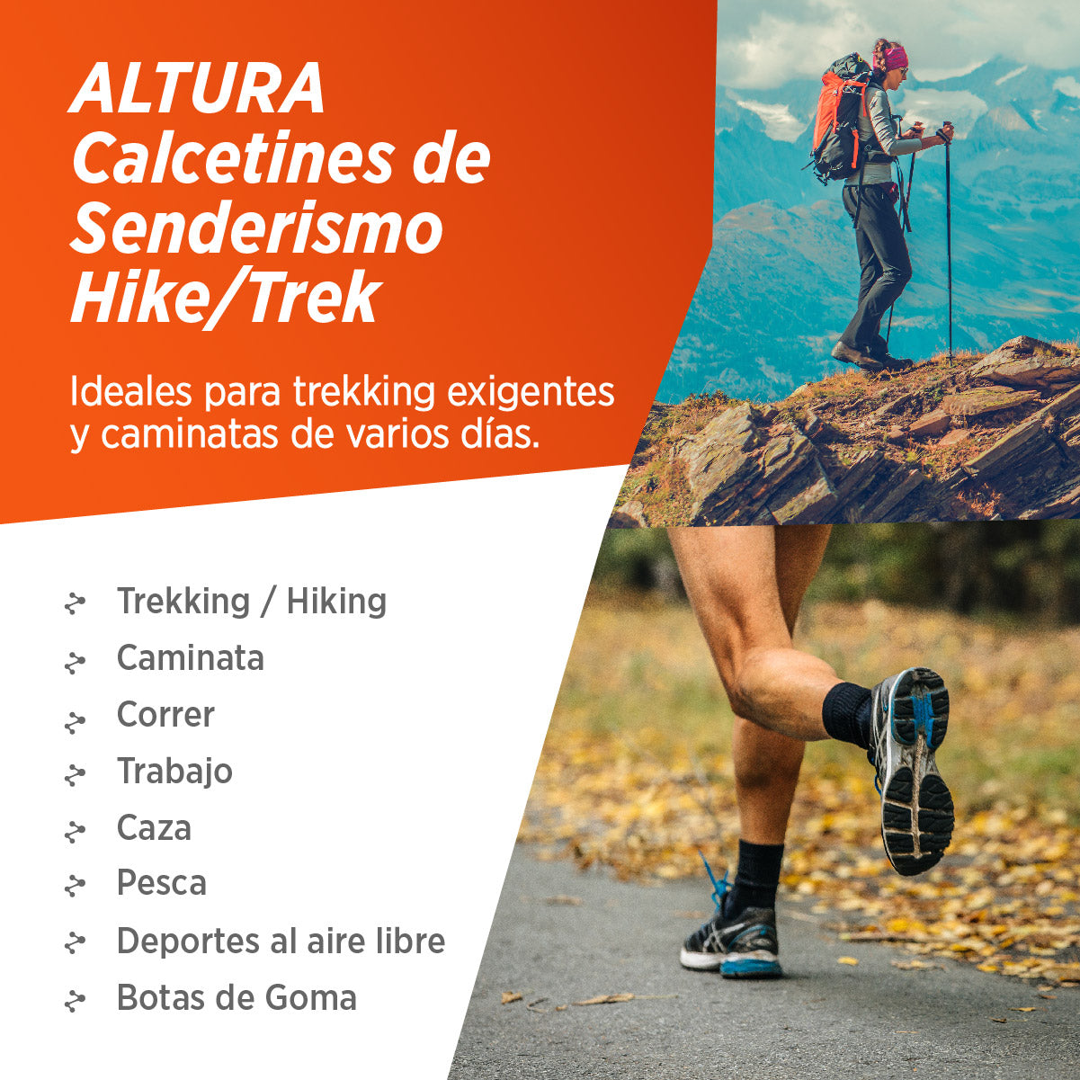 Calcetines Outdoor | Altura, 02-Pack