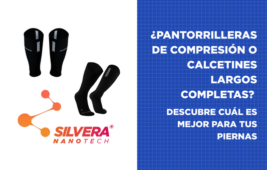¿Pantorrilleras de compresión o calcetines largos completos? Descubre cuál es mejor para tus piernas