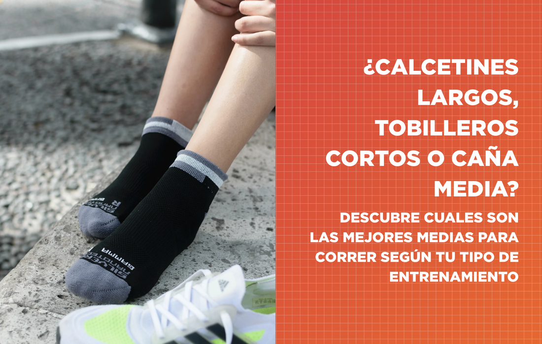 ¿Calcetines largos, tobilleros cortos o caña media? Descubre cuál es el mejor calcetín para correr según tu tipo de entrenamiento  "