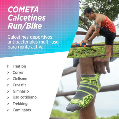 Calcetines Cortos Deportivos para Running Caña Baja | Cometa