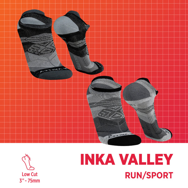 Calcetines Taloneros de Compresión Inka Valley 2-Pack