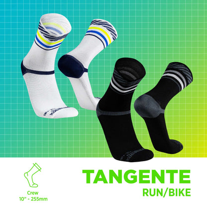 TANGENTE Calcetines Running Ciclismo, 2 Pack (Ultra Ligeros)