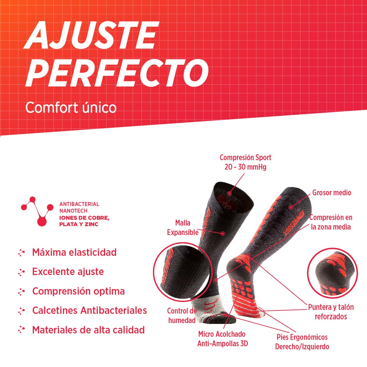 calcetines técnicos unisex